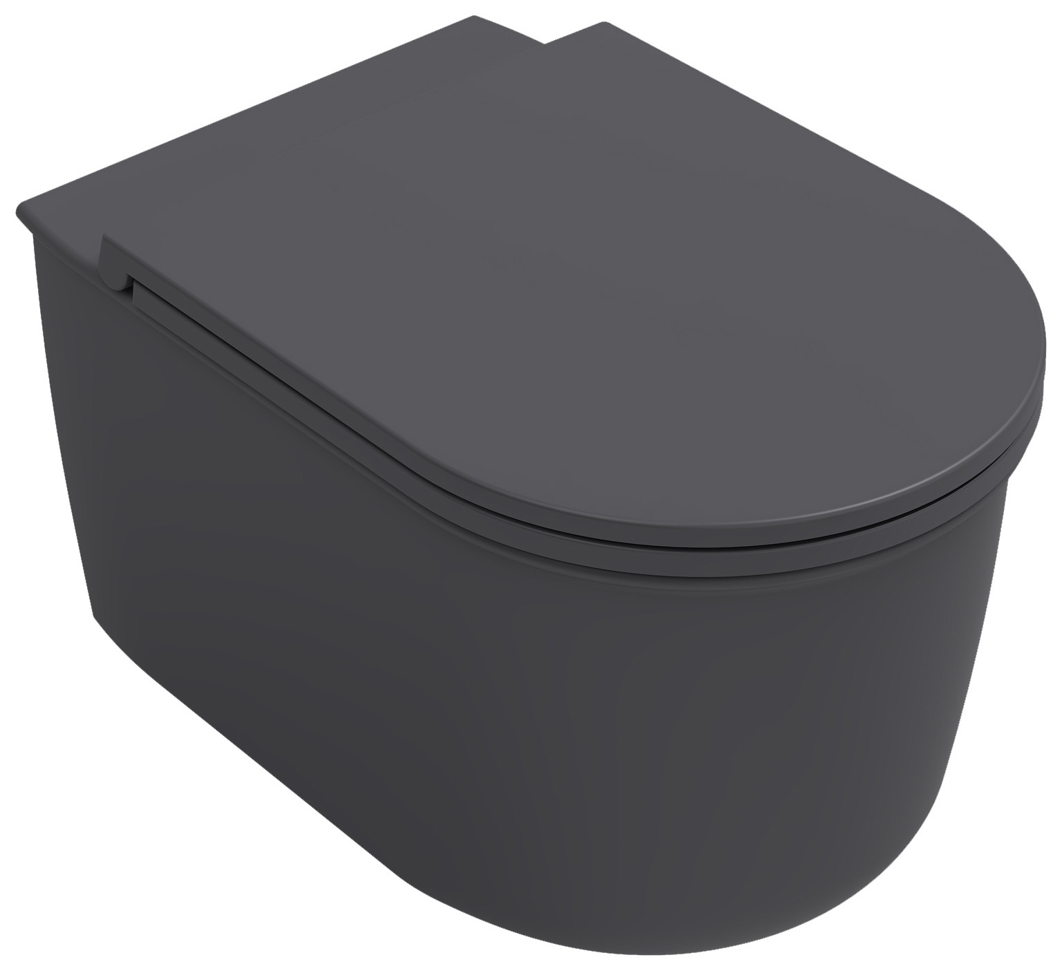 Fluido Waterfall Flush WC Sospeso Antracite 