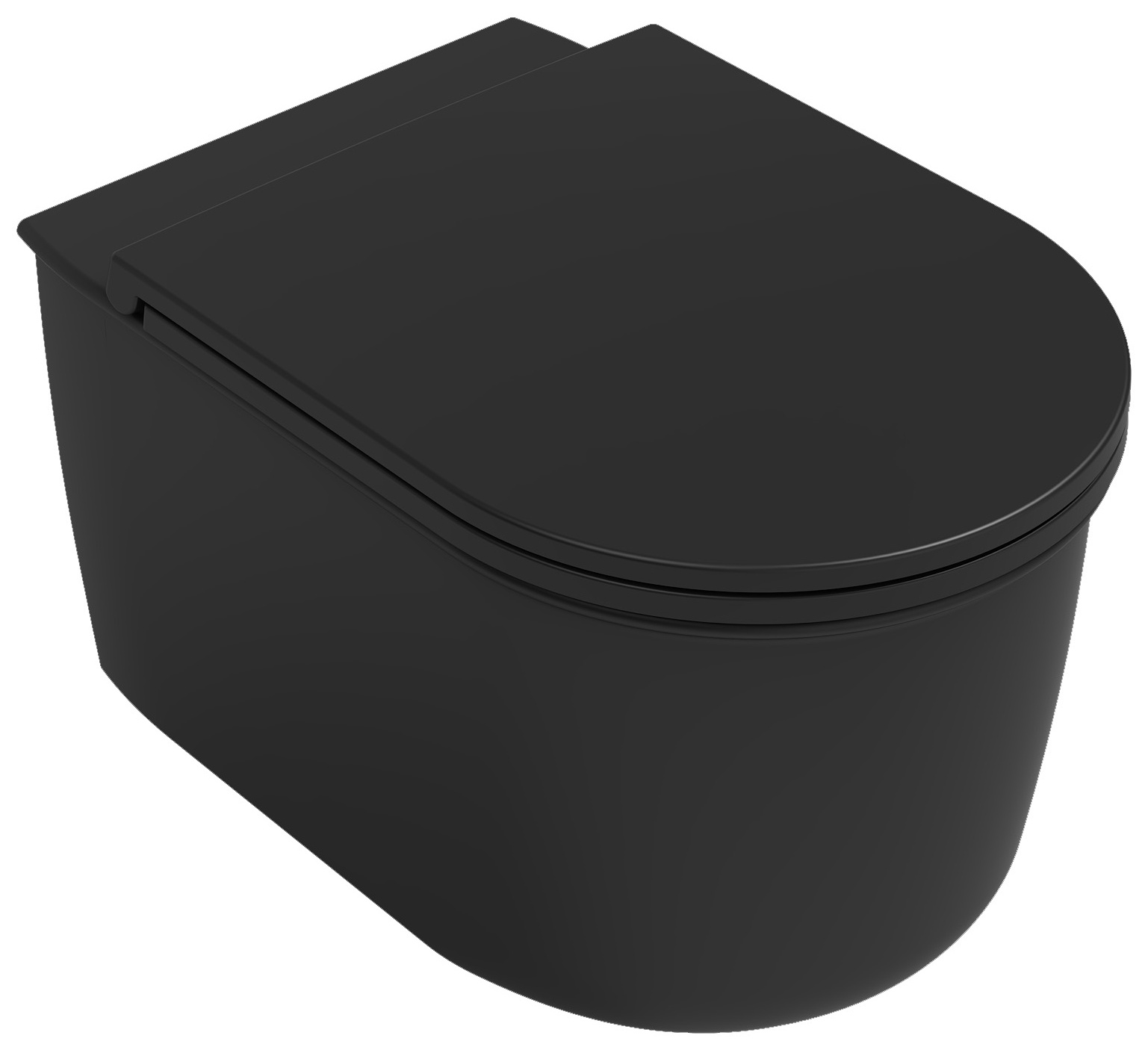 Fluido Waterfall Flush WC Sospeso Nero