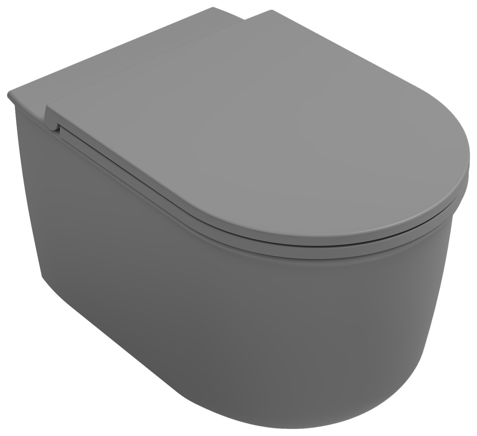 Fluido Waterfall Flush WC Sospeso Grigio Pietra