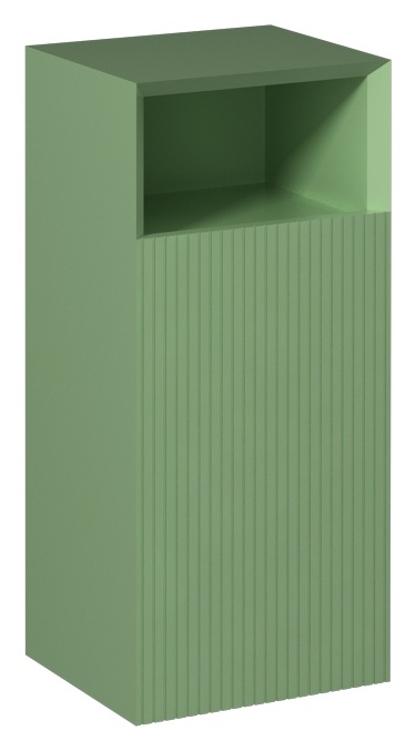 Infinity Mobile Basso Sospeso Stretto 30cm Sinistro Verde Pastello