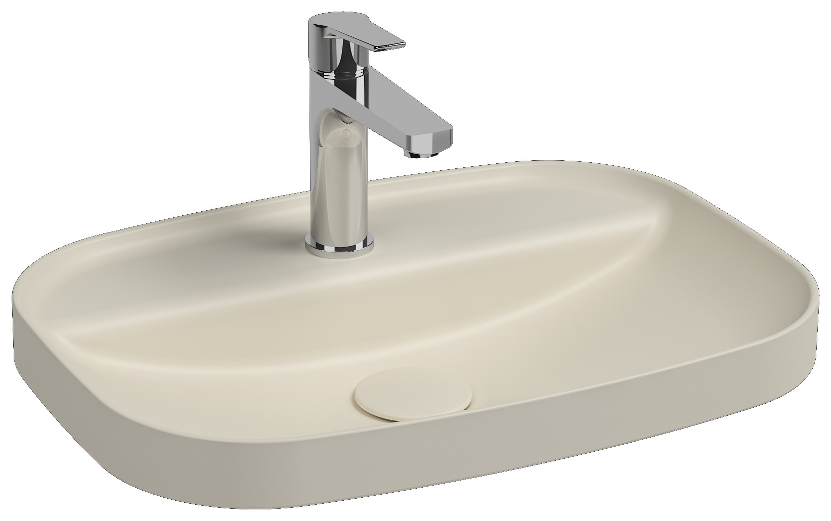 Infinity Inset Lavabo 55 cm Avorio