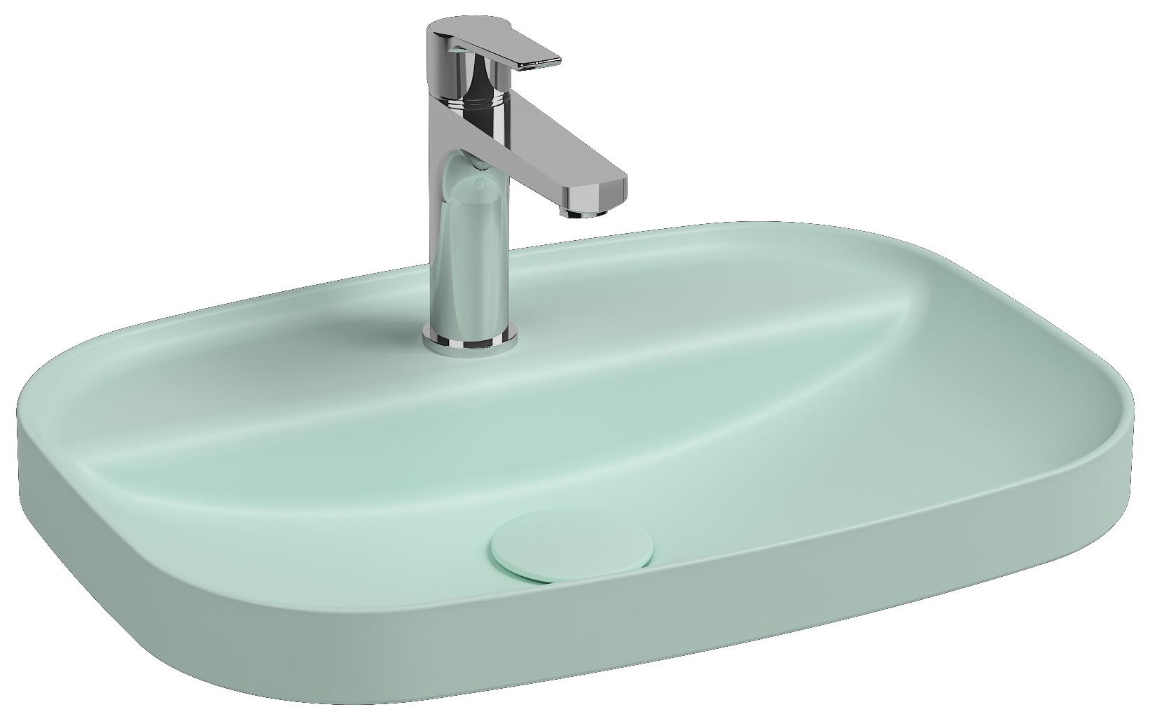 Infinity Inset Lavabo 55 cm Menta