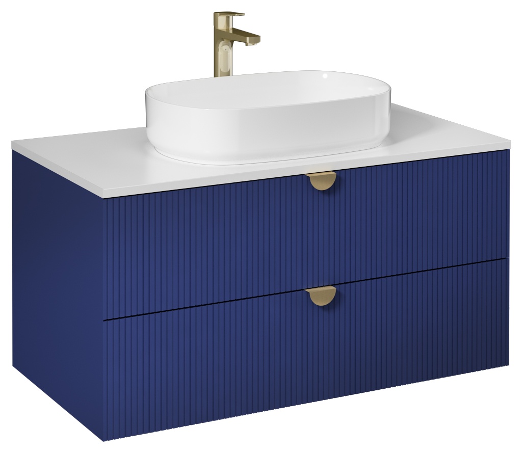 Infinity Mobile Lavabo 100cm ( 10NF65055 incluso) Blu Notte