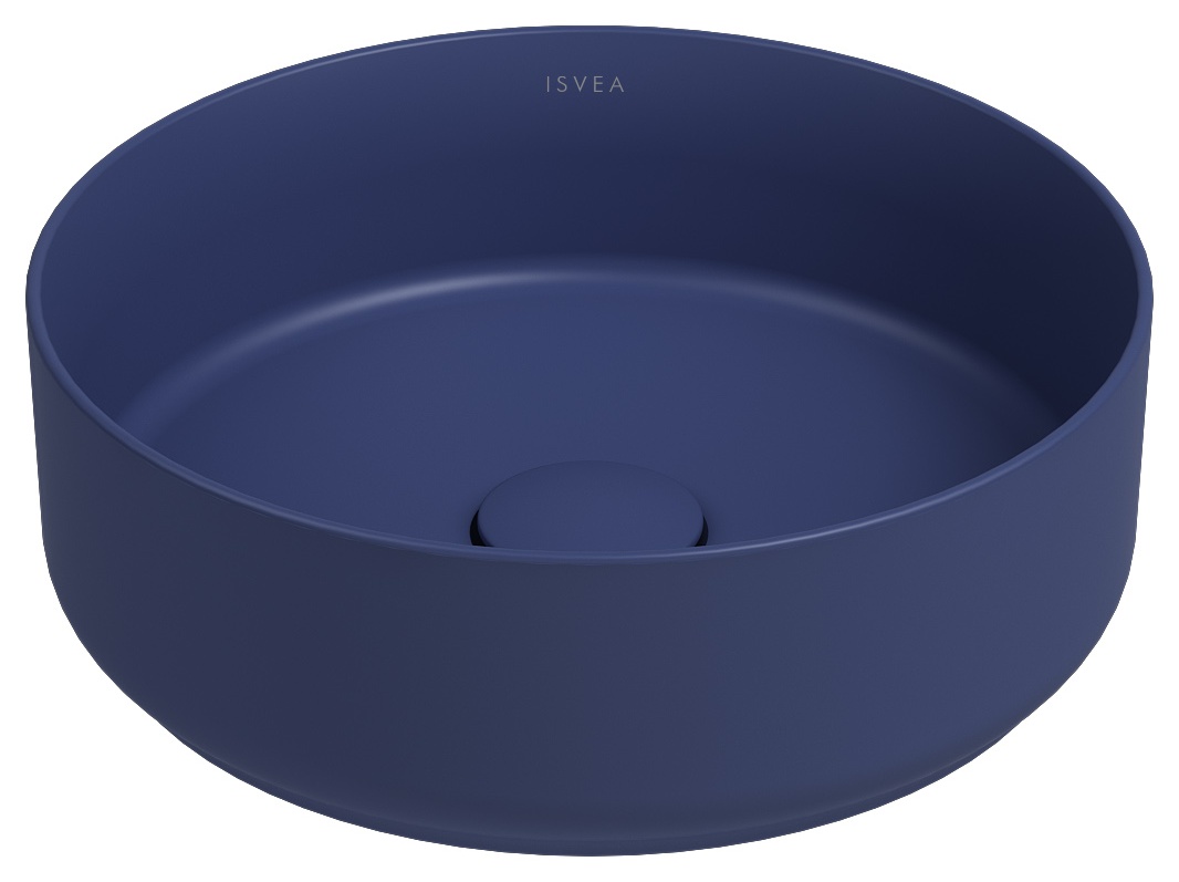 Infinity Lavabo da Appoggio 36 cm Blu Isvea