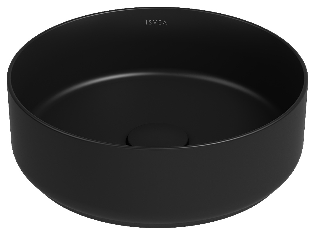 Infinity Lavabo da Appoggio 36 cm Nero