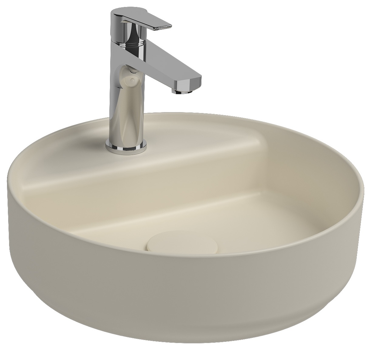 Infinity Lavabo da Appoggio 42 cm Avorio