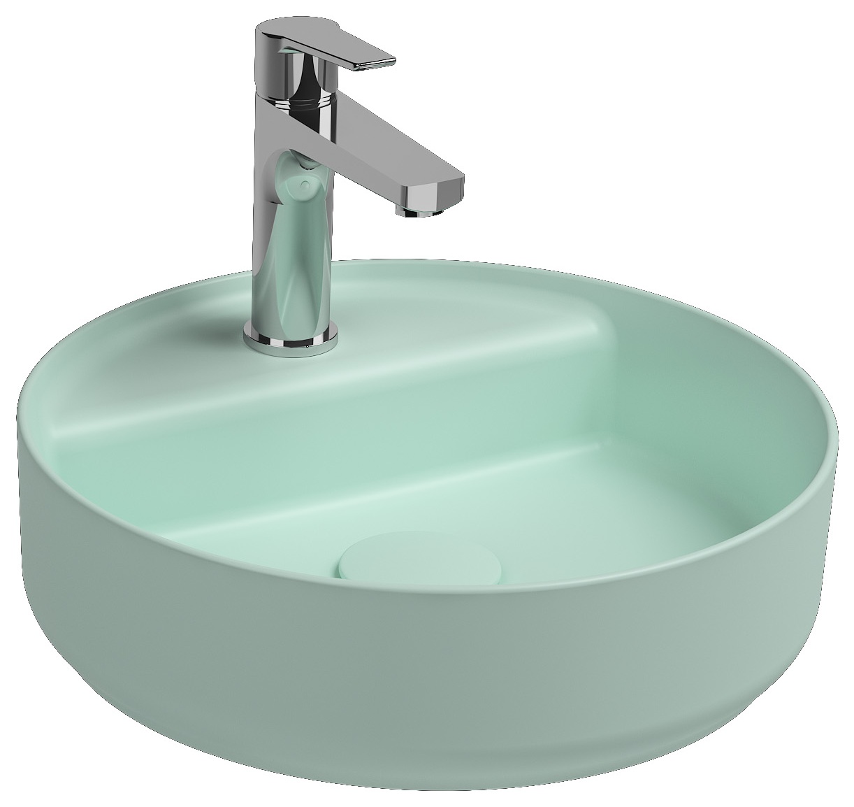 Infinity Lavabo da Appoggio 42 cm Menta