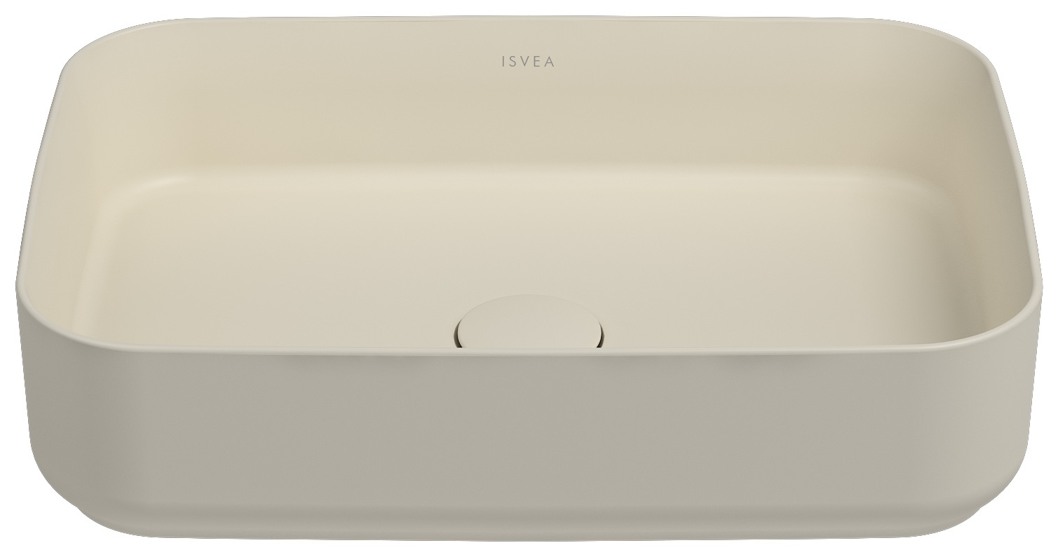 Infinity Lavabo da Appoggio 50 cm Avorio