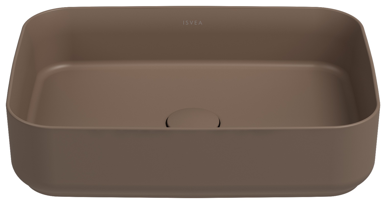 Infinity Lavabo da Appoggio 50 cm Visone