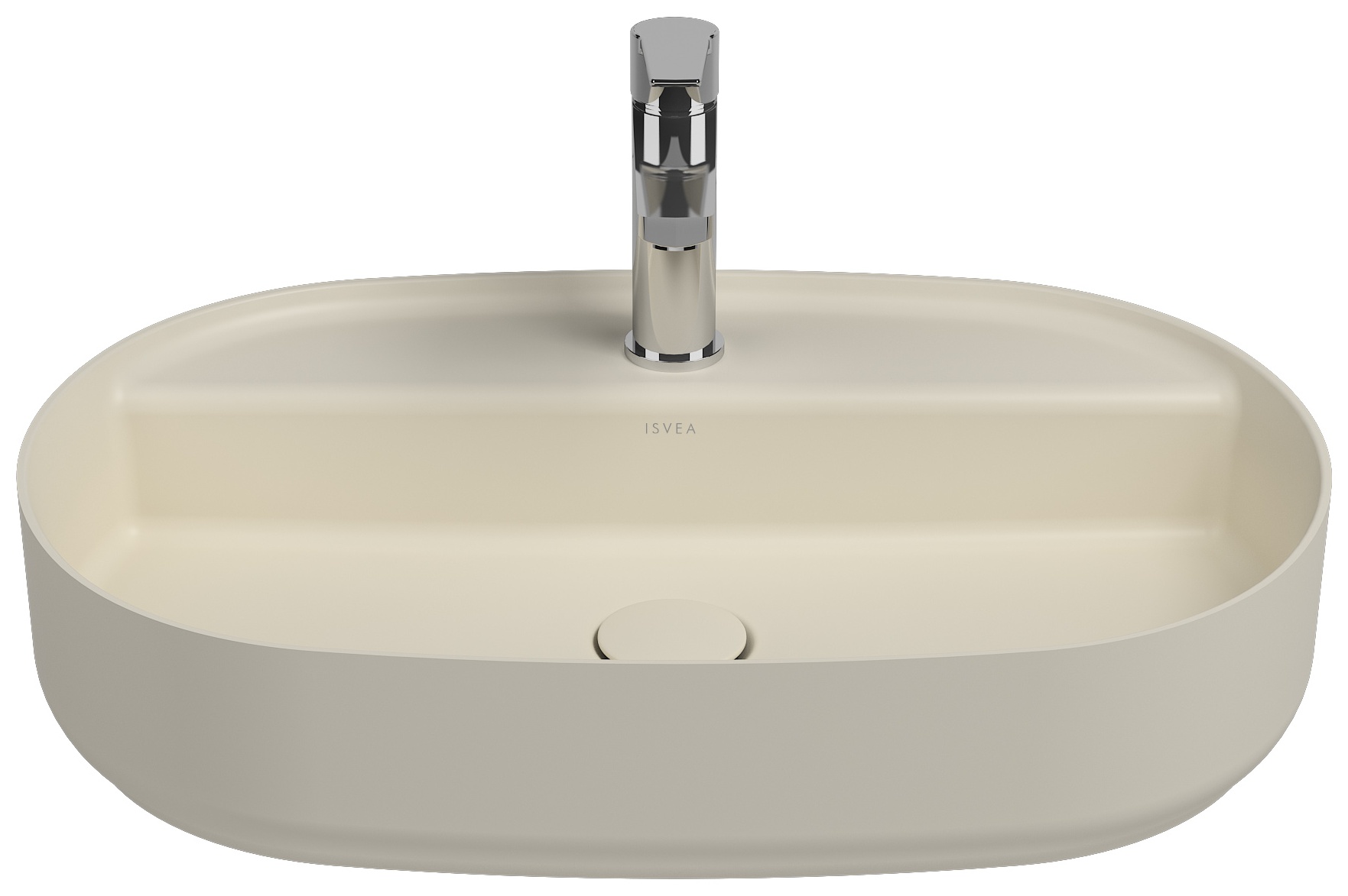 Infinity Lavabo da Appoggio 60 cm Avorio