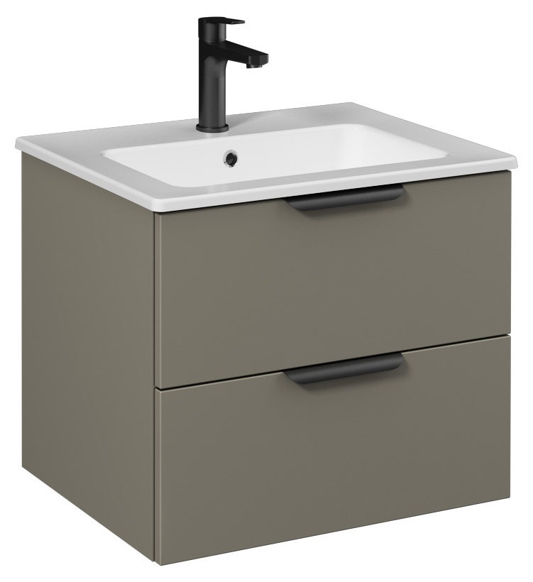 LIV Mobile Lavabo 60cm (10SL50061 incluso) Lava Doppio Cassetto