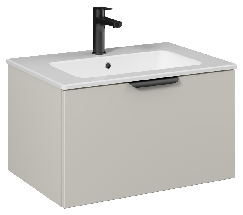 LIV Mobile Lavabo 70cm (10SL50071 incluso) Beige Chiaro Cassetto Singolo