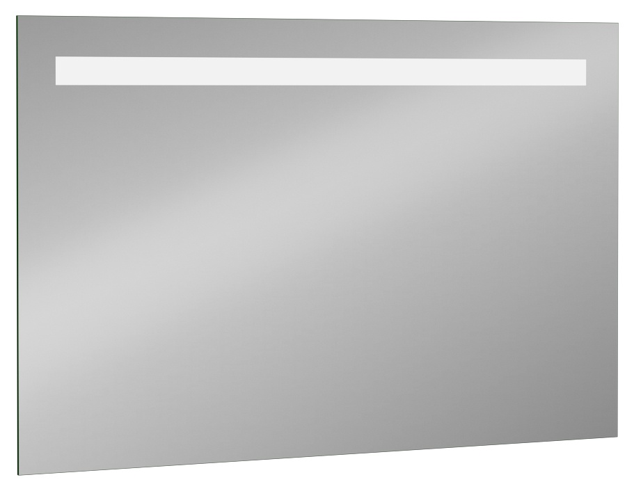 M4 Specchio con Cornice Profilo 100cm LED Grigio