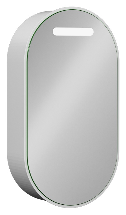 Puno Specchio Contenitore LED Destro Bianco