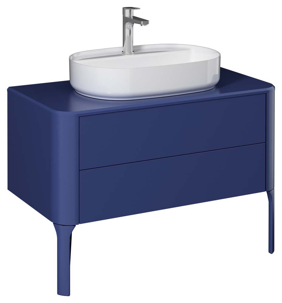 Sogno 100 cm Mobile Lavabo (10NF65060 incluso) Blu Notte