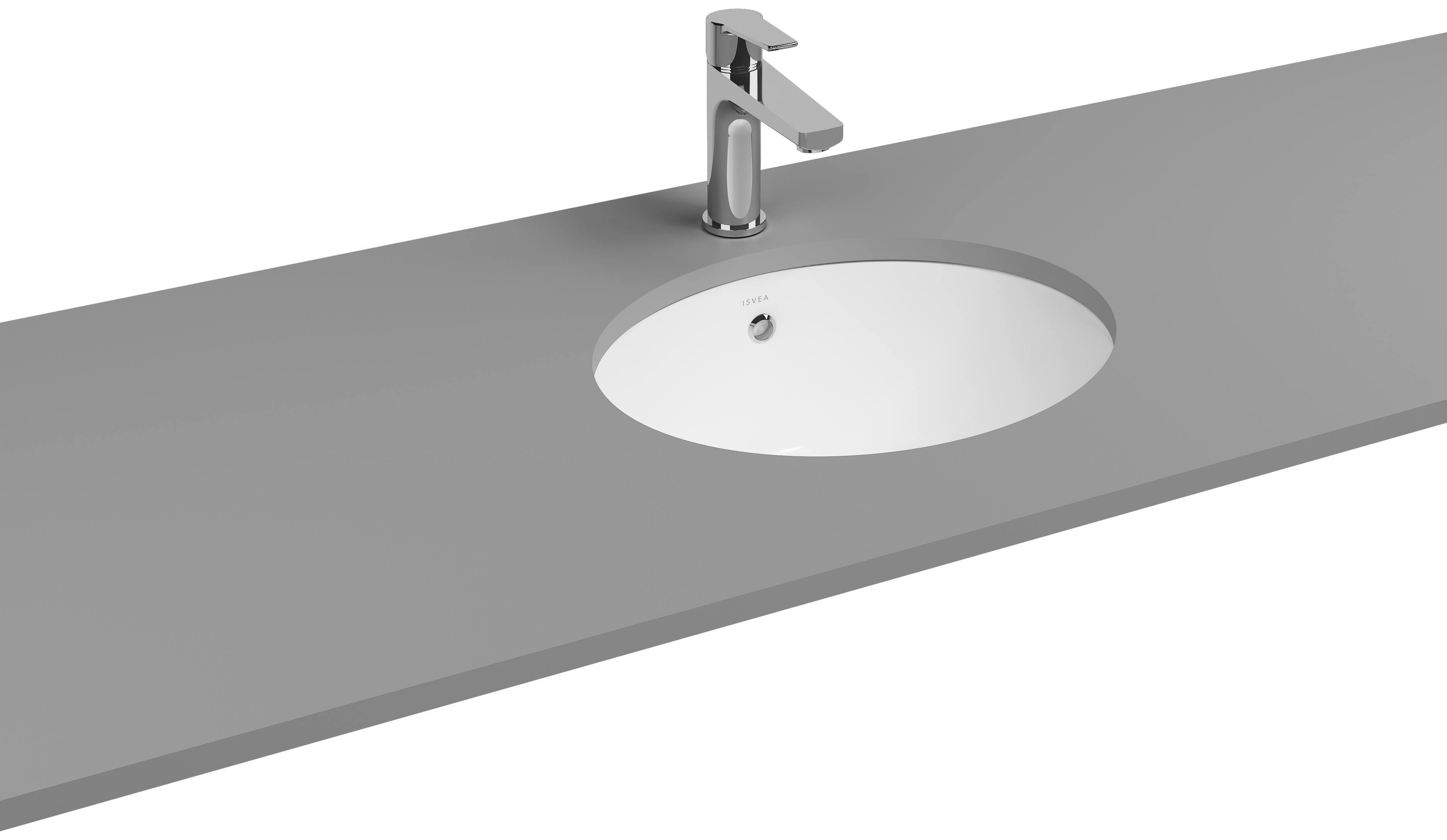 Soluzione Lavabo Sottopiano 46 cm