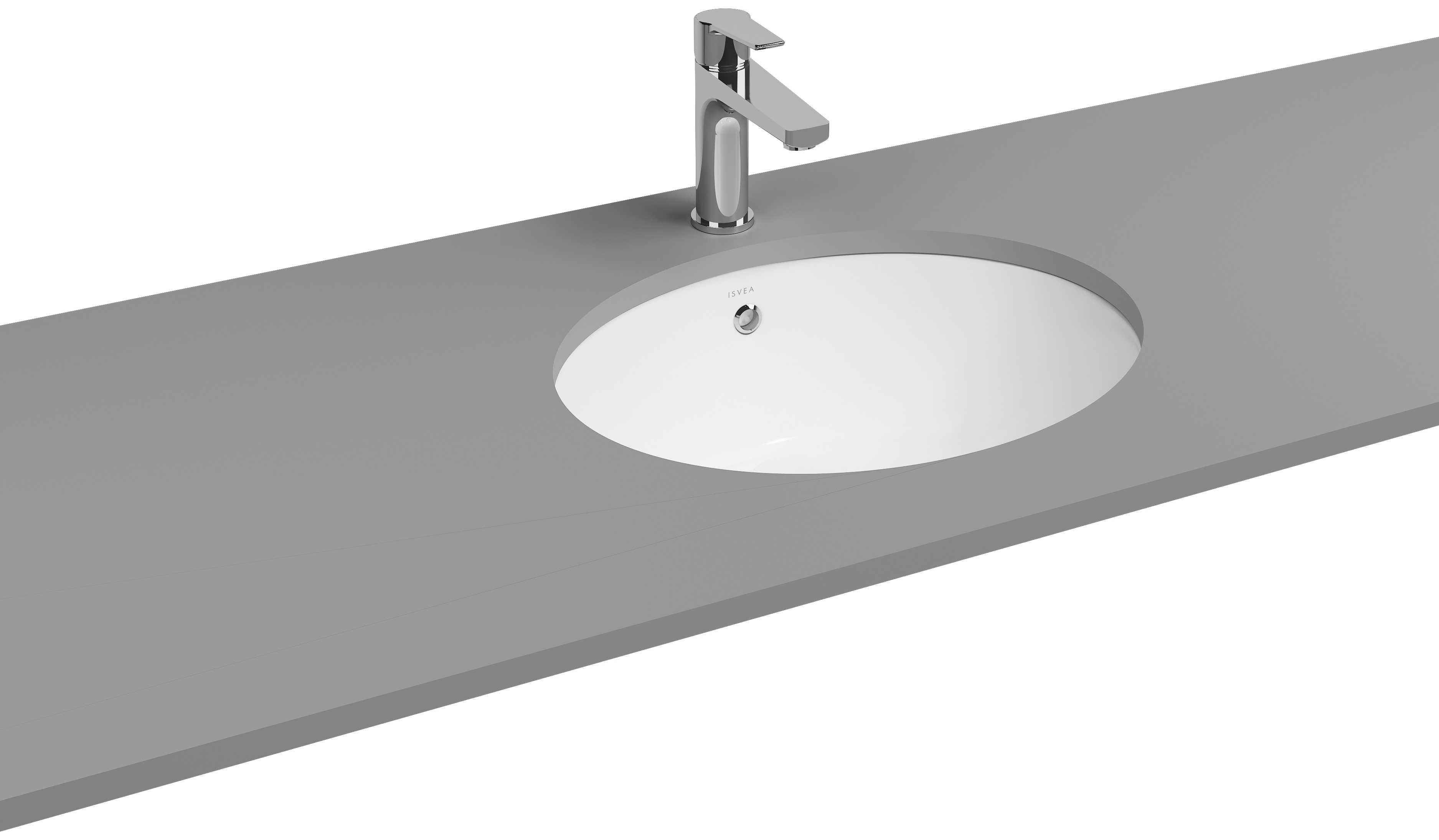 Soluzione Lavabo Sottopiano 52 cm