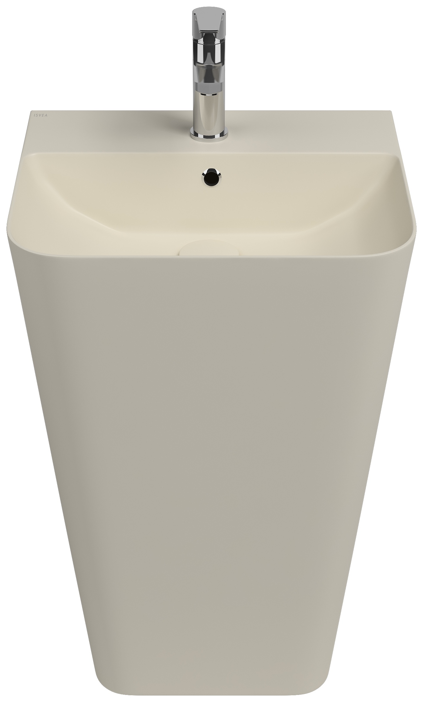 Sott Aqua Lavabo Monoblocco a Terra 50 cm Avorio