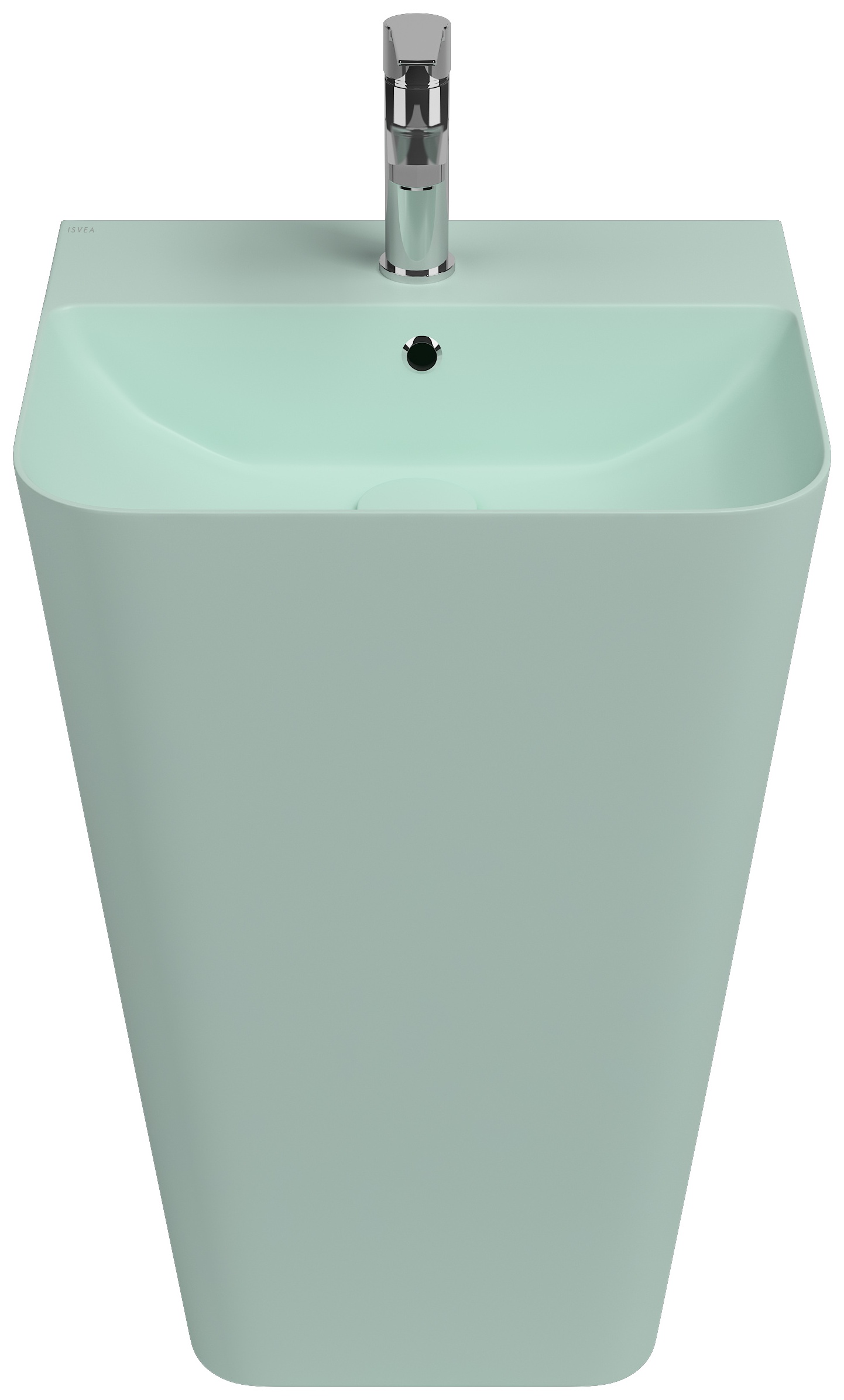 Sott Aqua Lavabo Monoblocco a Terra 50 cm Menta