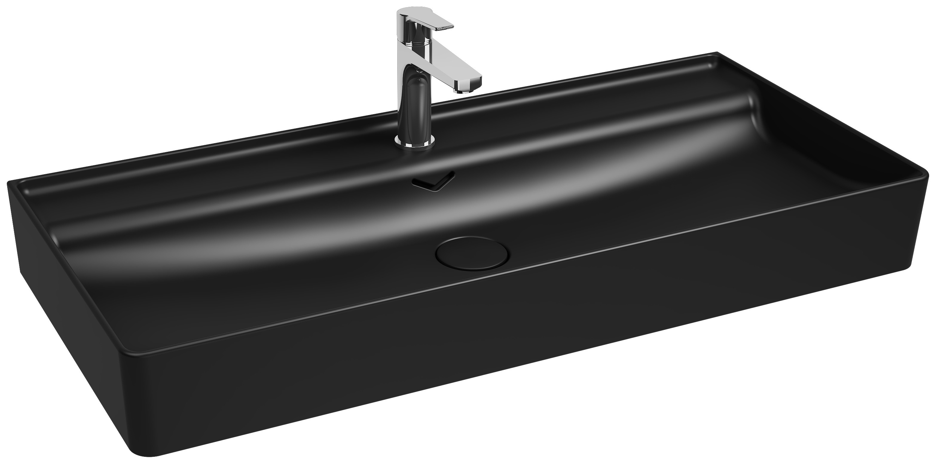 Vea Lavabo da Appoggio 101 cm Nero