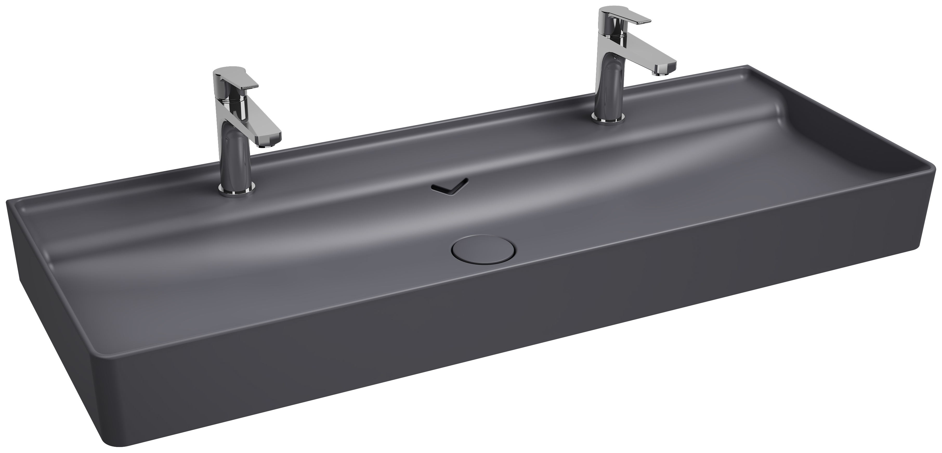 Vea Lavabo da Appoggio 121 cm Antracite