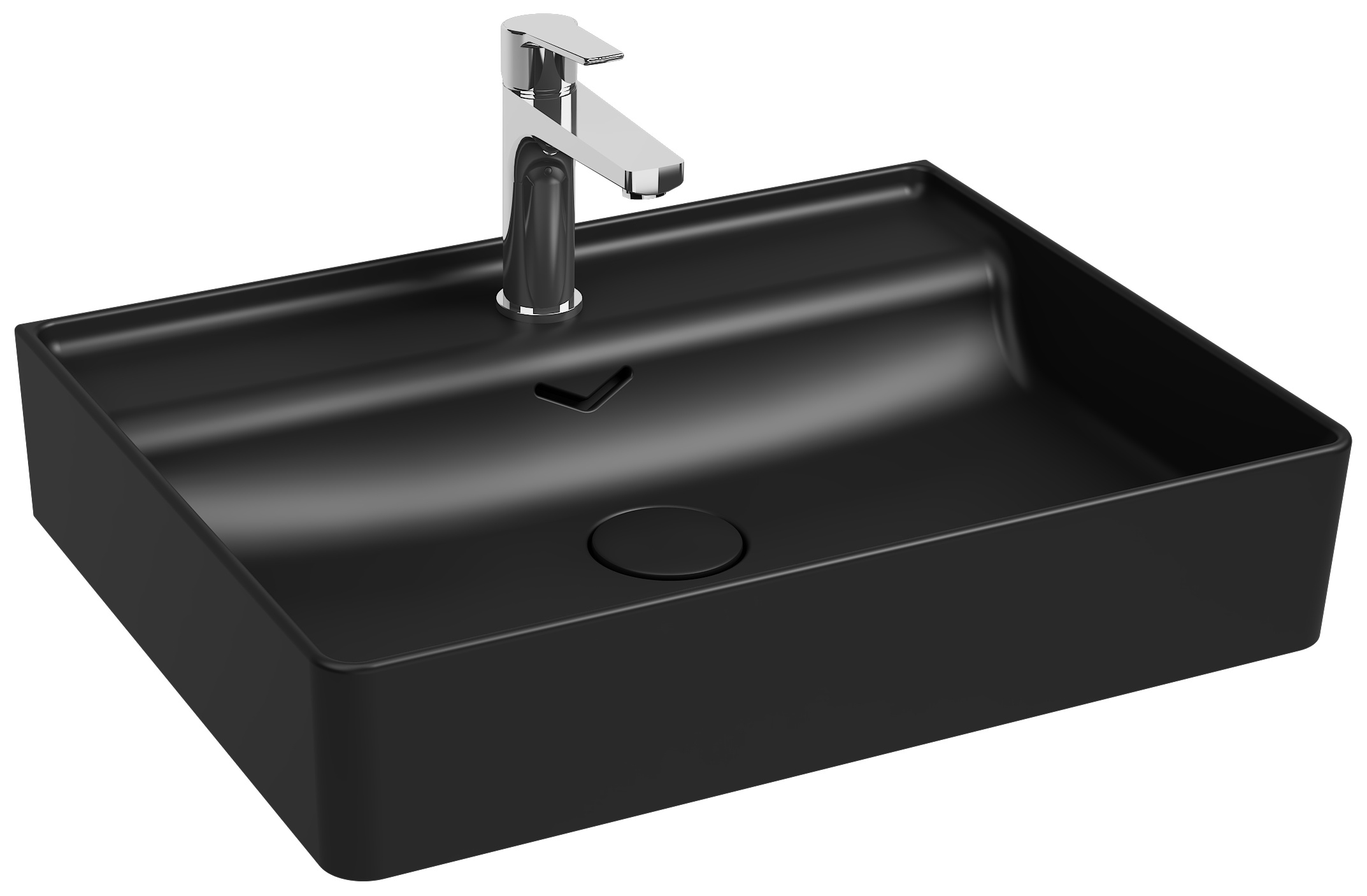 Vea Lavabo da Appoggio 61 cm Nero
