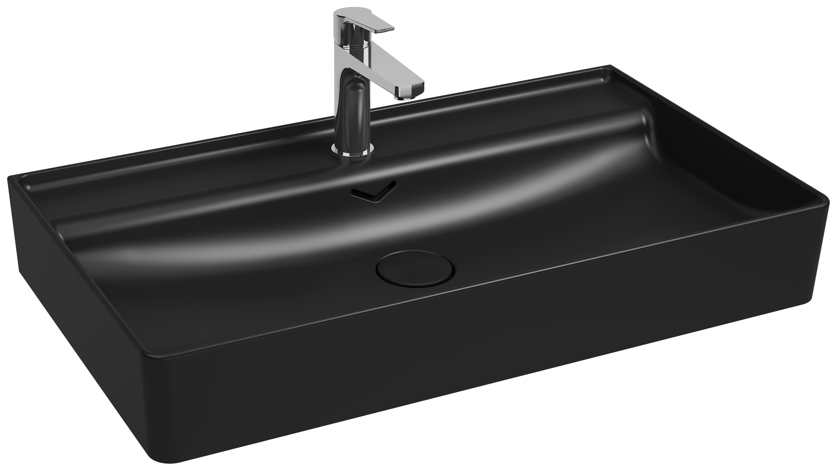 Vea Lavabo da Appoggio 81 cm Nero