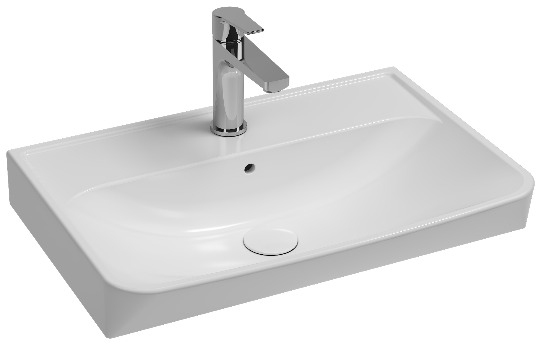 Ventuno Lavabo da Appoggio 60 cm
