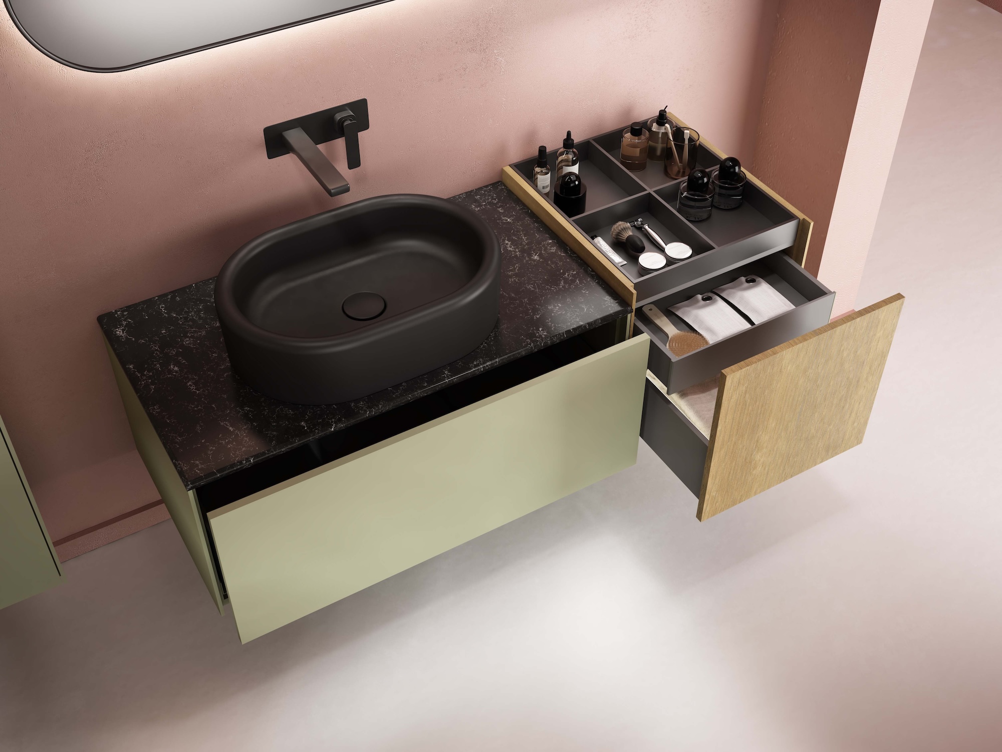 Curvo Lavabo Ünitesi 150 cm