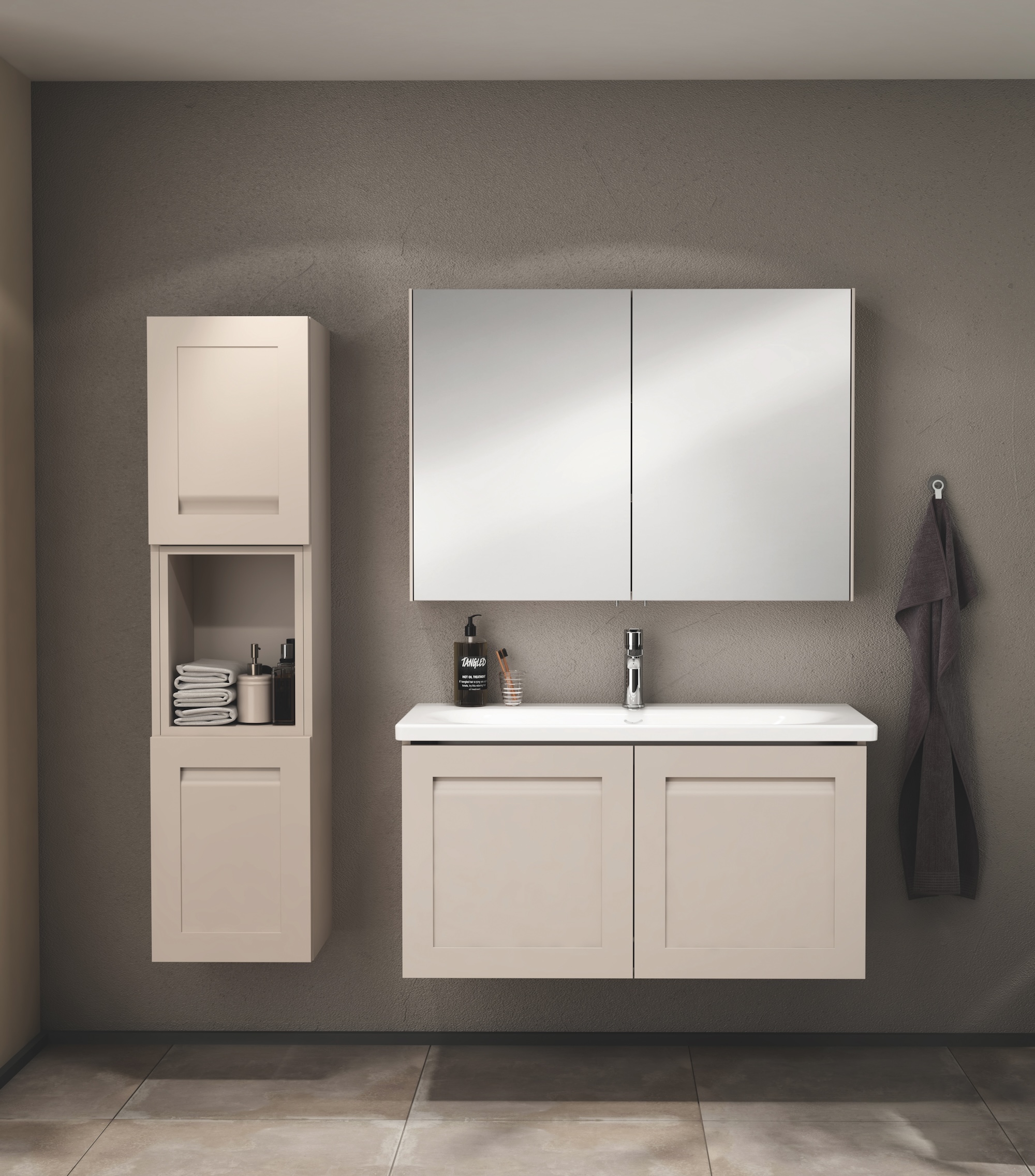 Linaro Lavabo Ünitesi Beyaz 80 cm