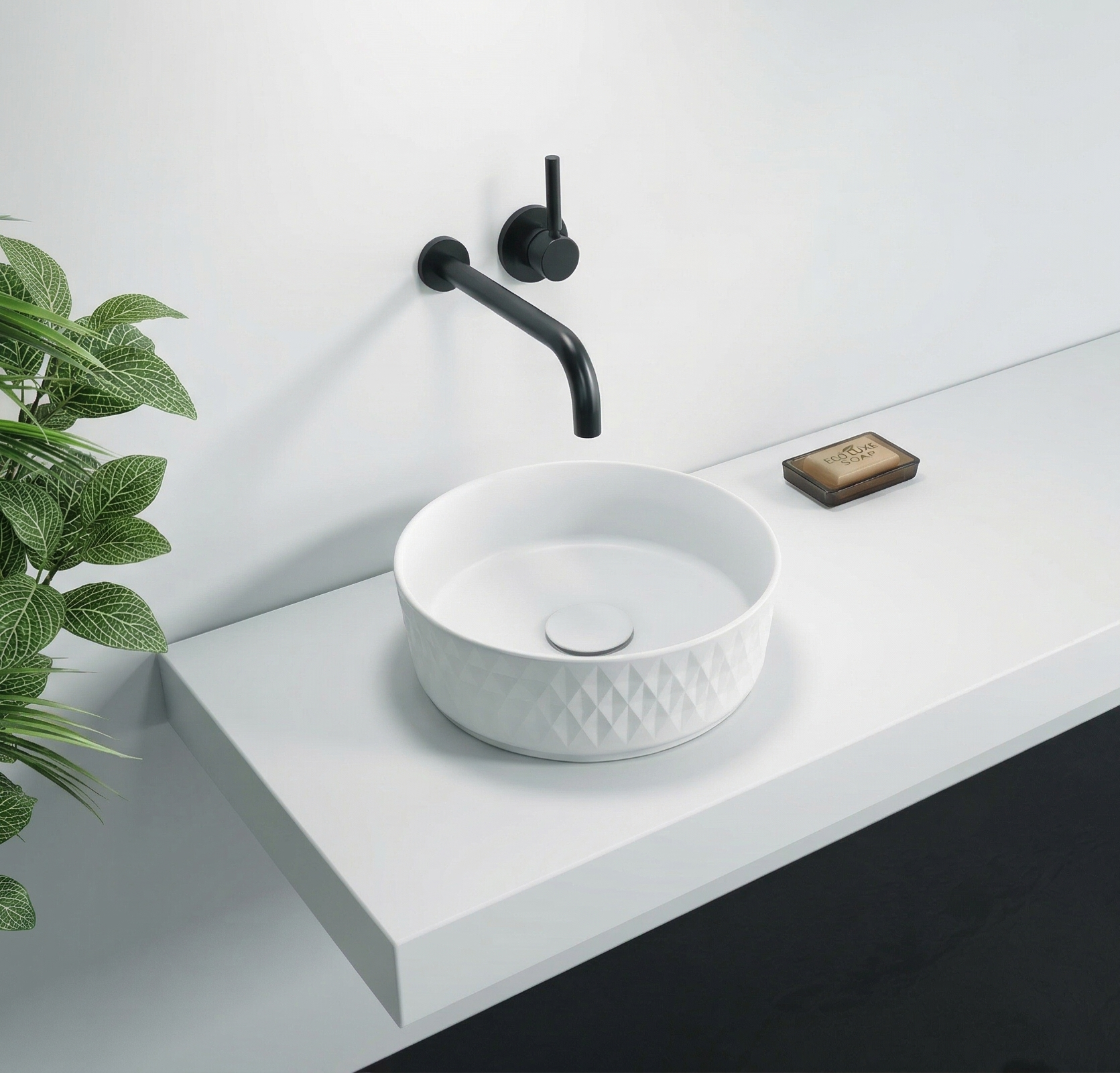 Davanti Tezgah Üstü Lavabo 36 cm 