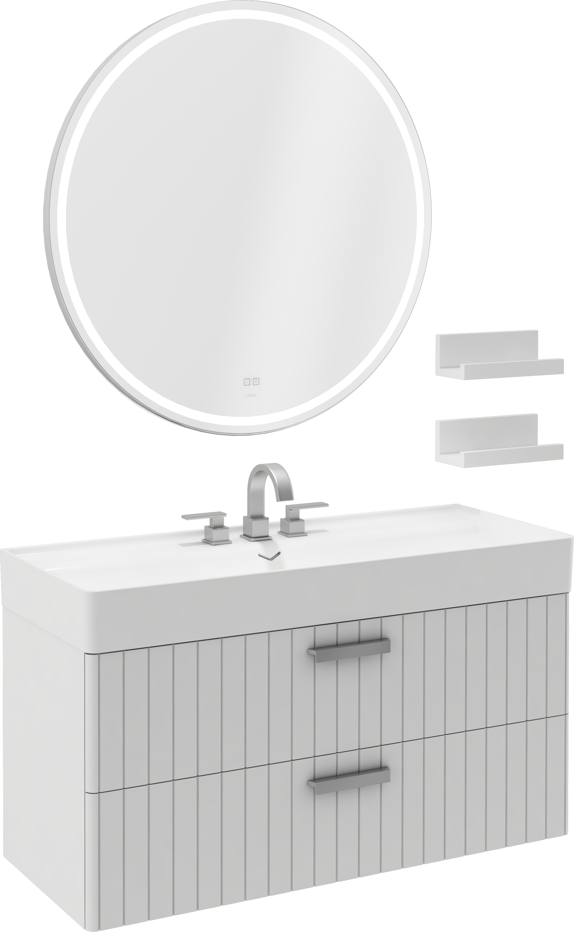 Vea Lavabo Dolabı 120 cm Beyaz (10VA50121 dahil) 