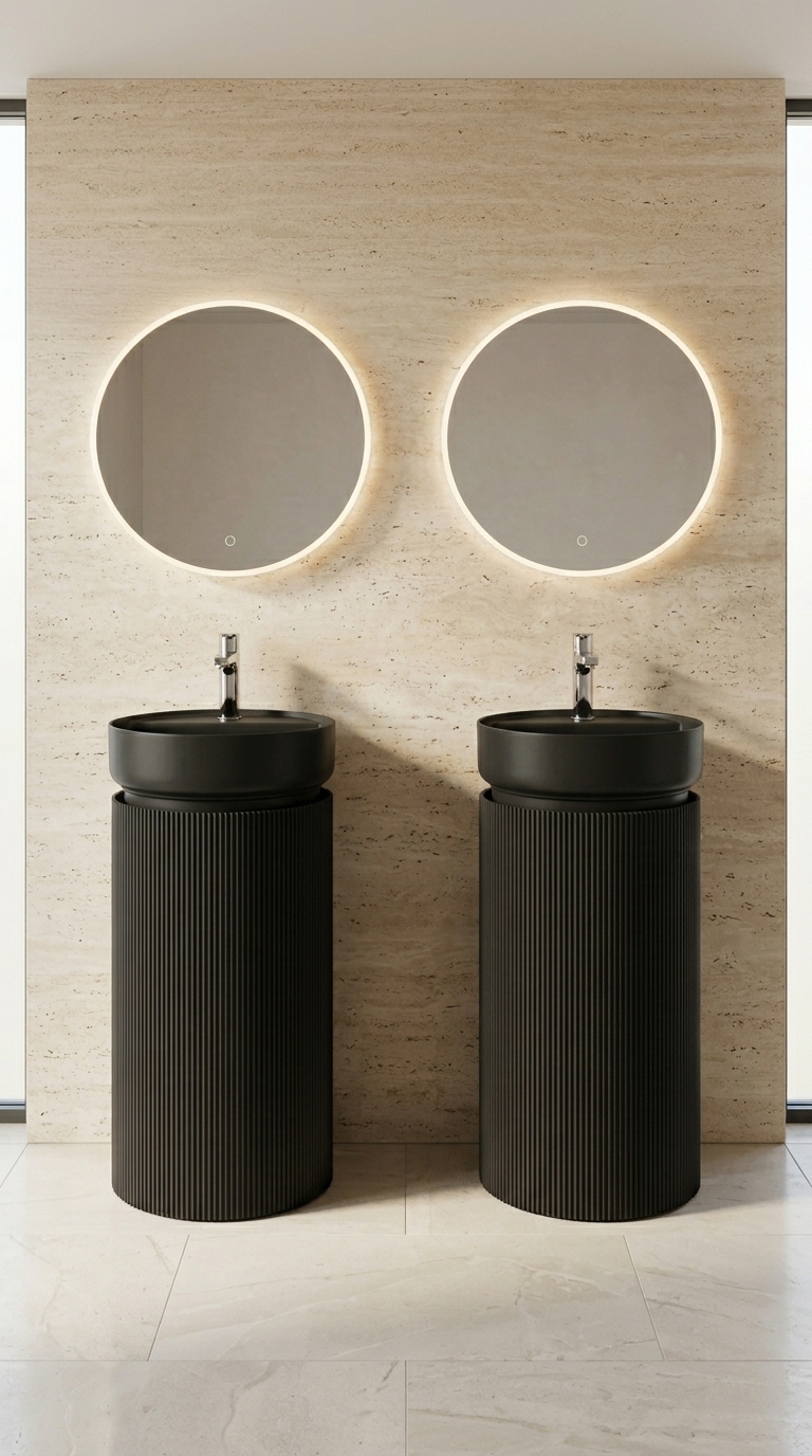 Infinity Mono Washbasin Unit DecorIsvea Marmo 42 cm 