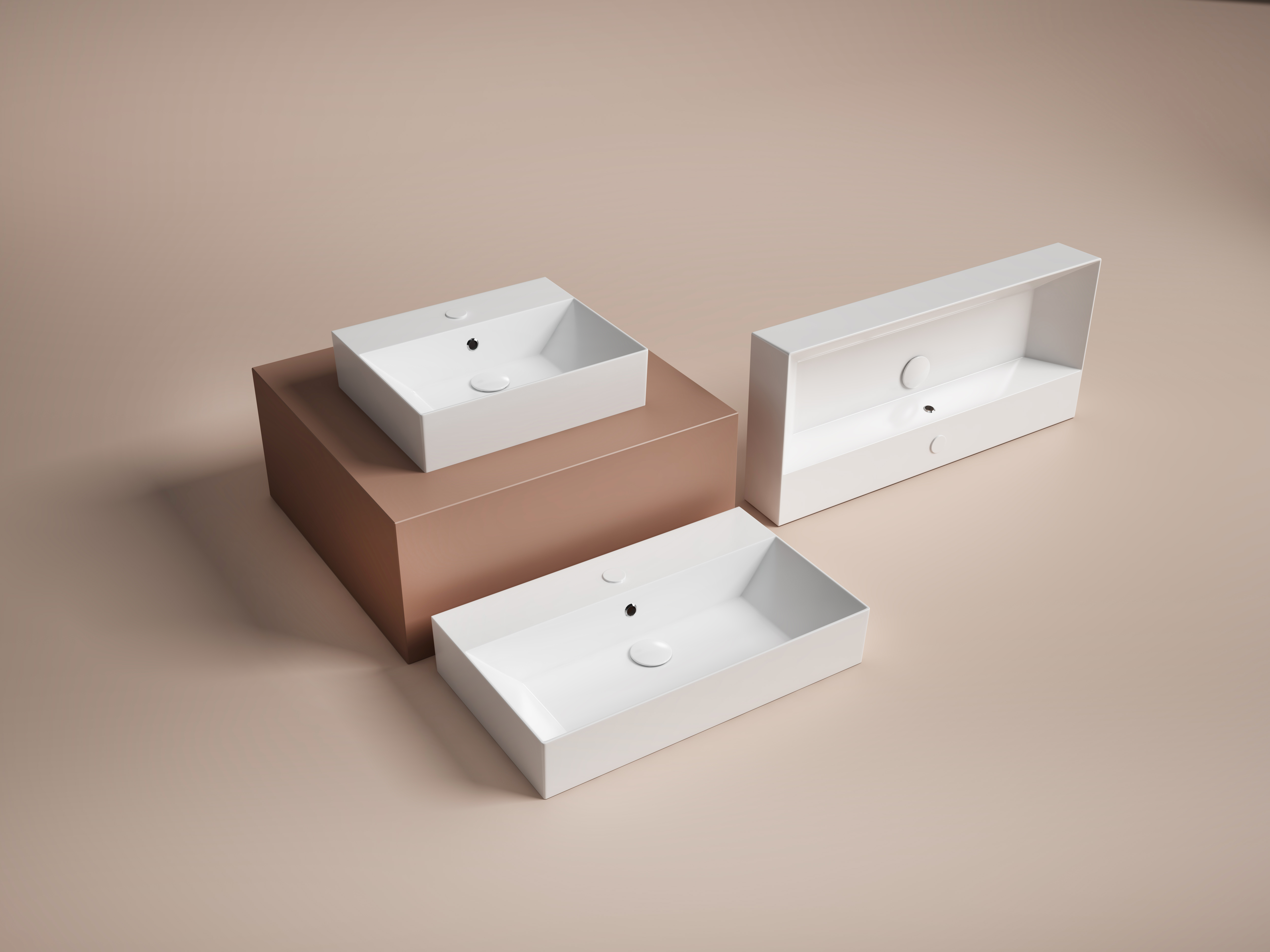 Sistema Z Tezgah Üstü Lavabo 90 cm