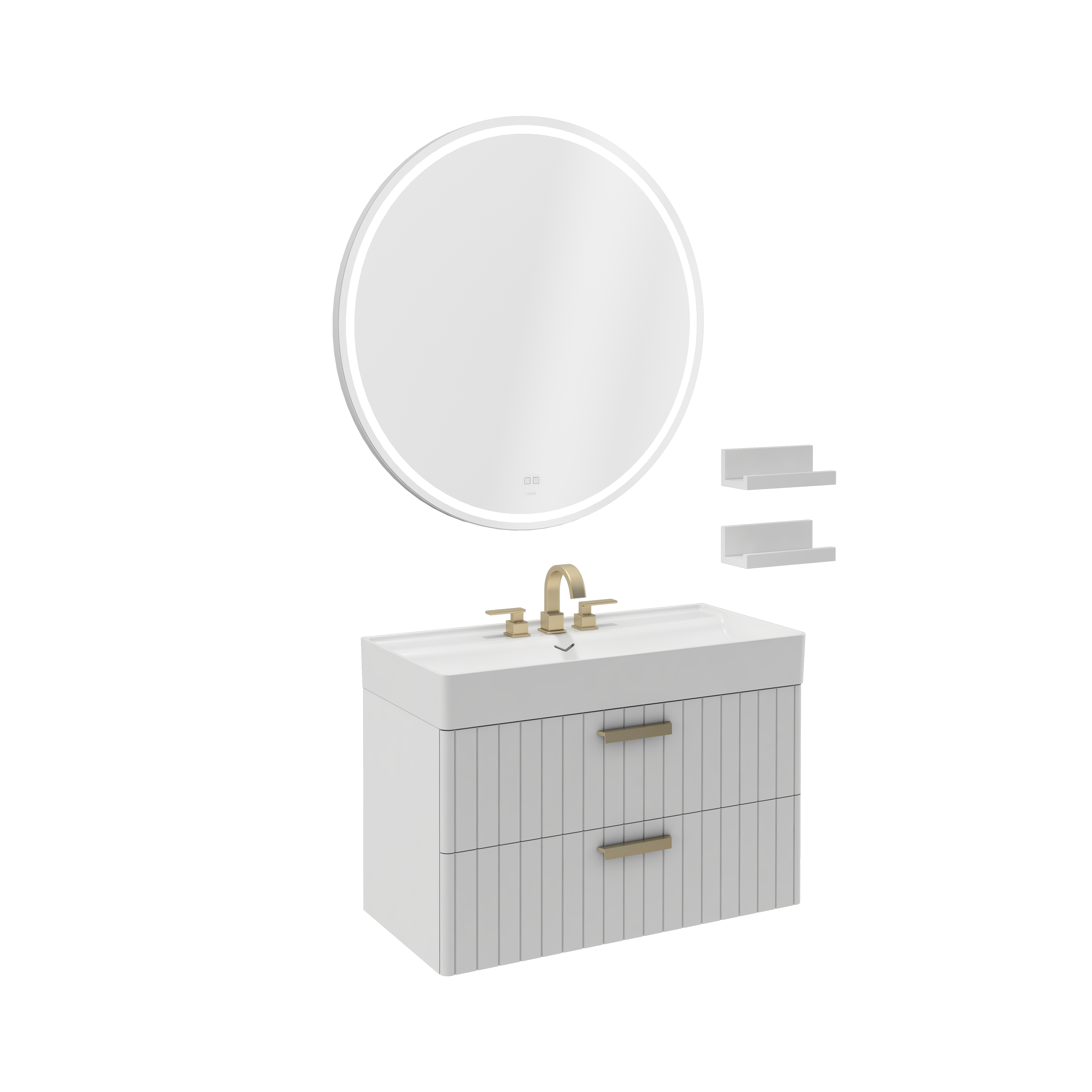 Vea Washbasin Cabinet 100 cm White (10VA50101 included) 