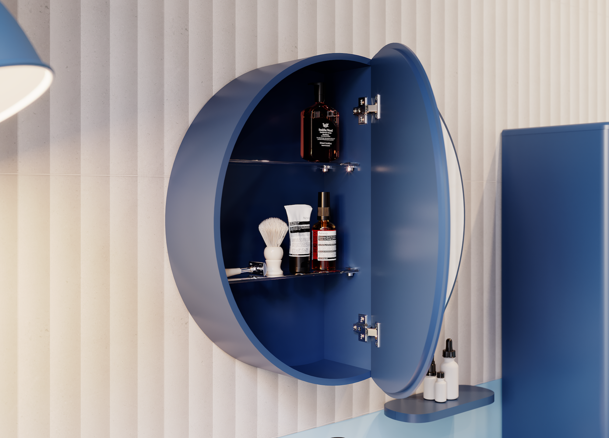 Sogno Dolaplı Ayna Antrasit 62 cm