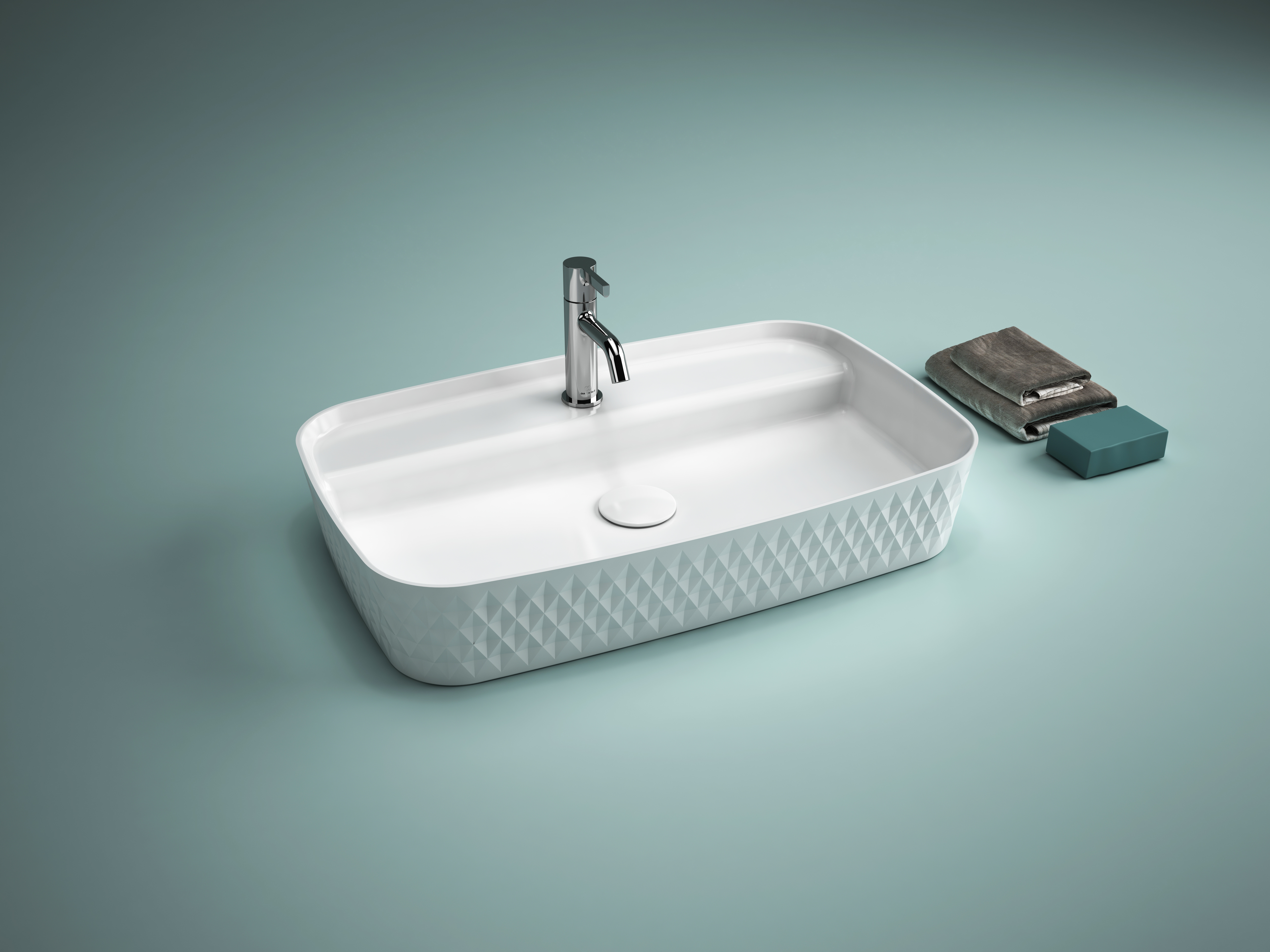 Rondini Tezgah Üstü Lavabo 65 cm