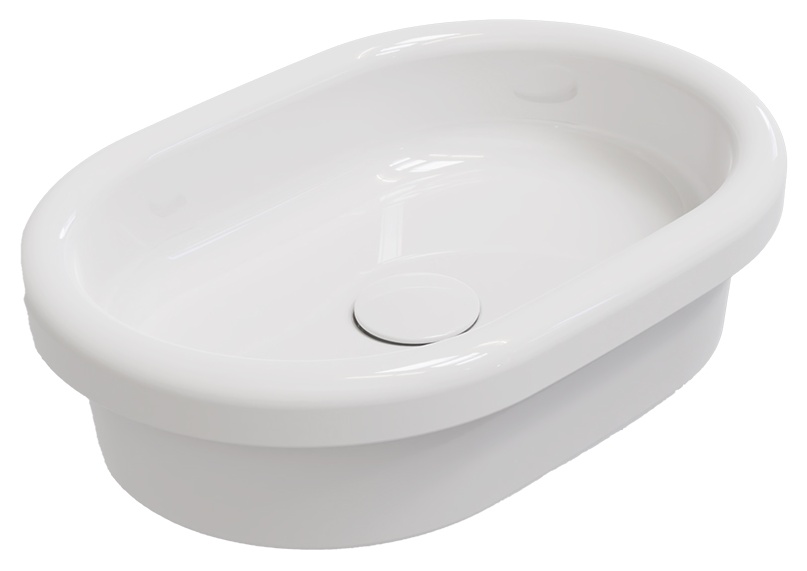 Curvo Inset Lavabo - 60 cm 