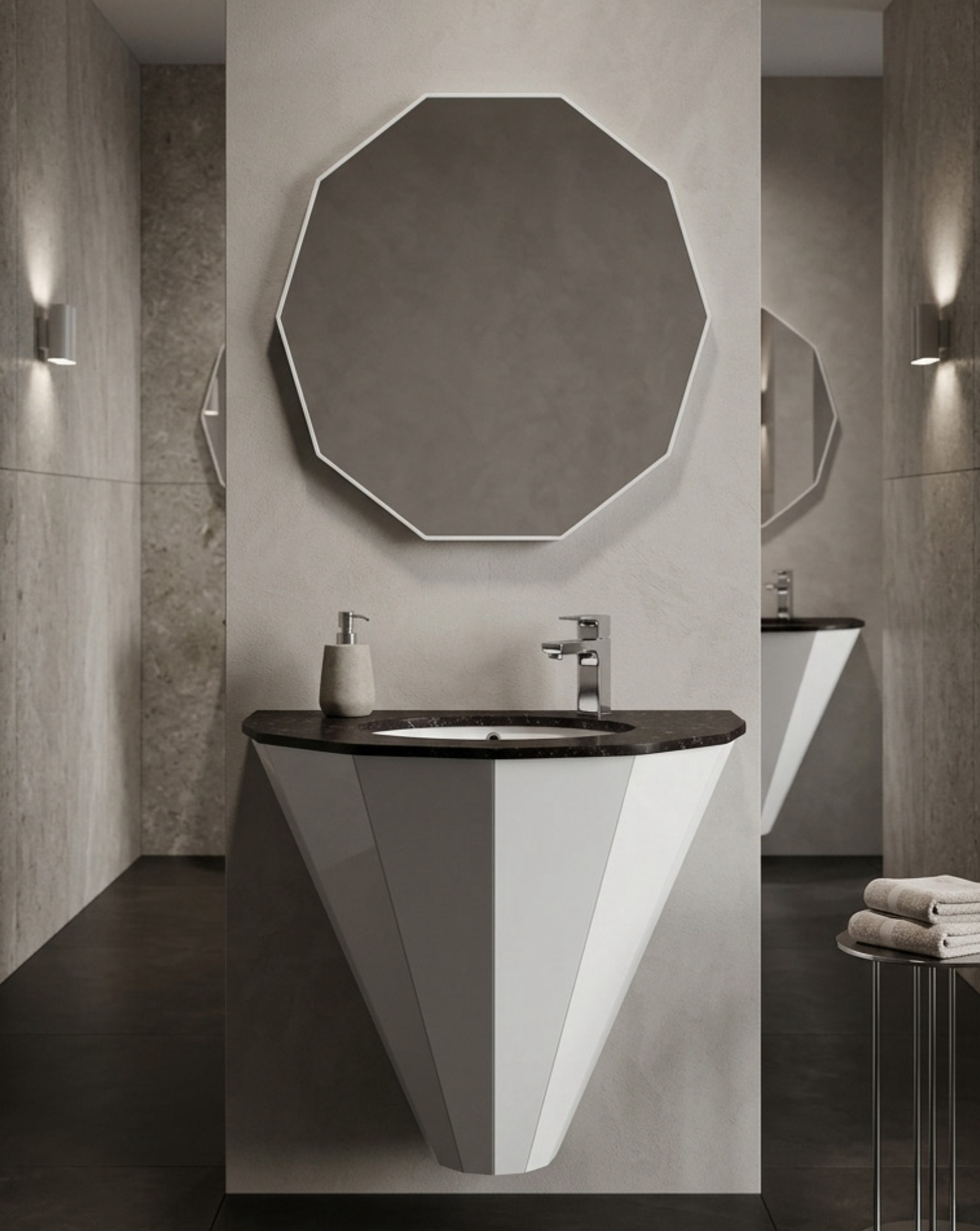Solco Lavabo Ünitesi Beyaz 80 cm 