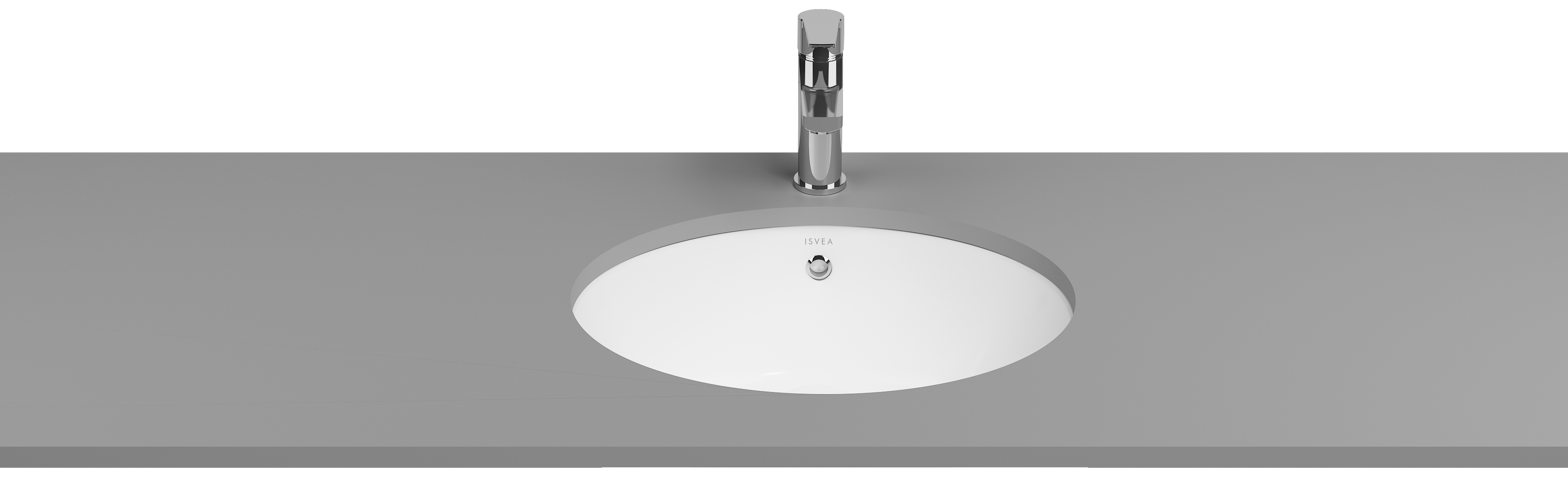 Soluzione Tezgah Altı Lavabo 52 cm
