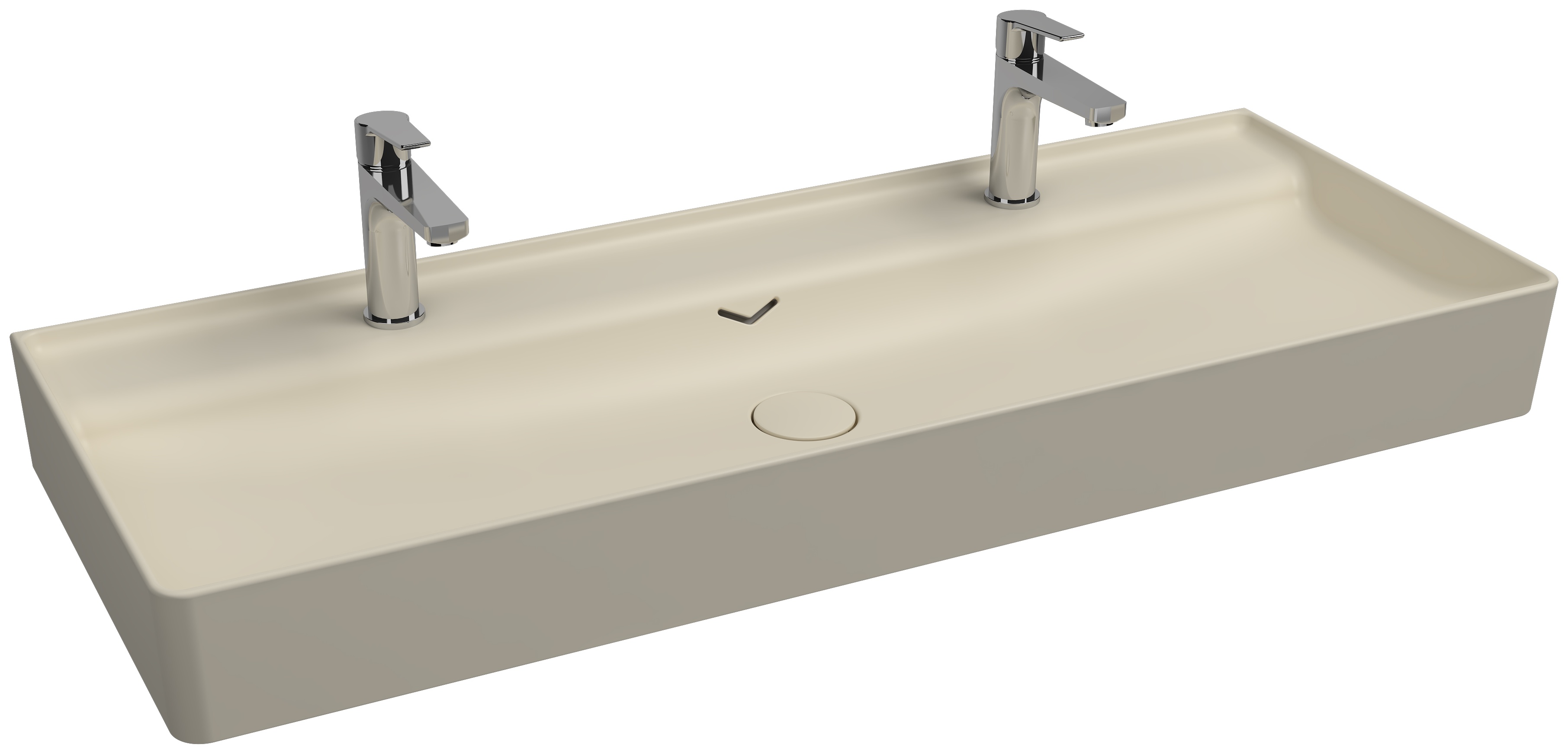 Vea Tezgah Üstü Lavabo 121cm Fildişi